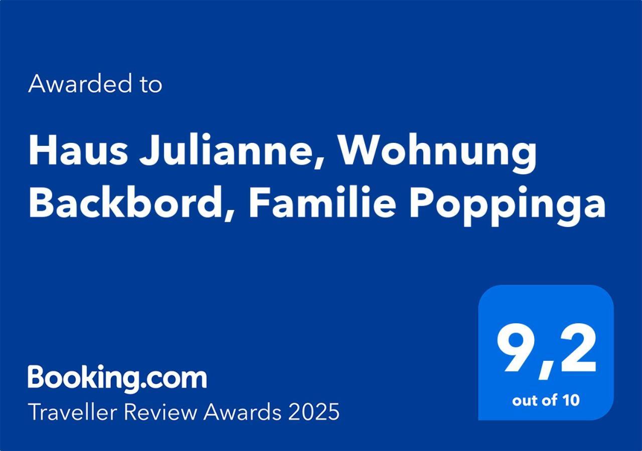 Haus Julianne, Wohnung Backbord, Familie Poppinga Нордерней Экстерьер фото